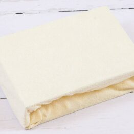 Terry Cot sheet/cream