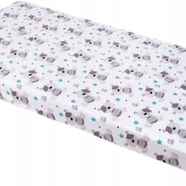 100% cotton cot sheet- blue teddies- 2 sizes available