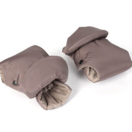 Hand muff/gloves- light brown