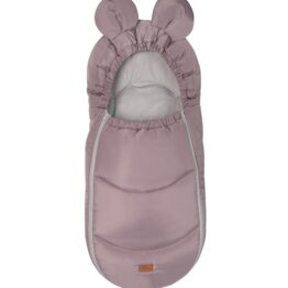 Mouse footmuff- lavender pink