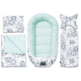5in1 Baby Nest Set- mint berry