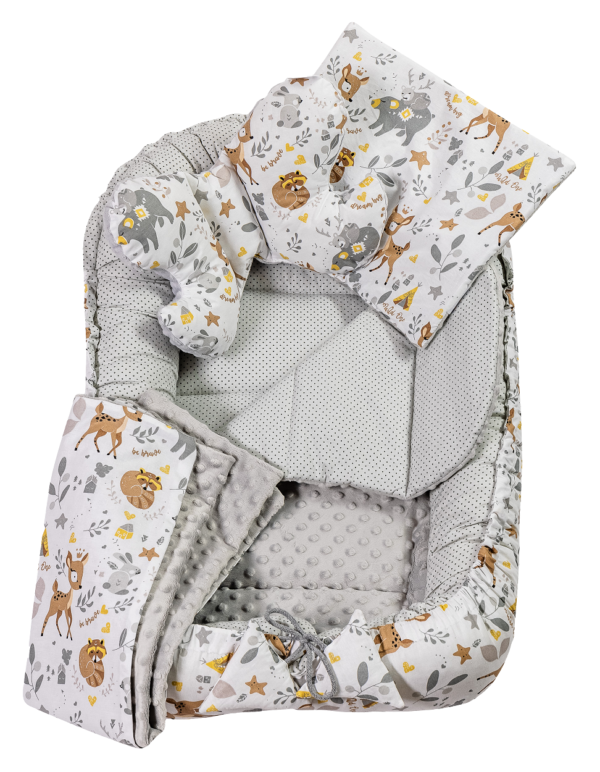 5in1 Baby Nest Set- grey fawns