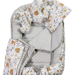 5in1 Baby Nest Set- grey fawns