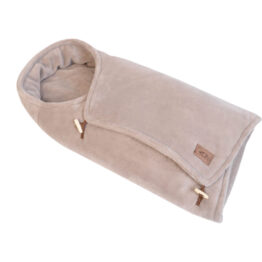 Car seat blanket/sleeping bag teddy- sweet latte