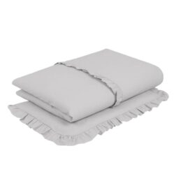 100% cotton bedding set- grey