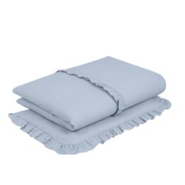 100% cotton bedding set- blue
