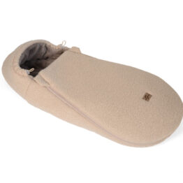 Boucle Footmuff- dark beige