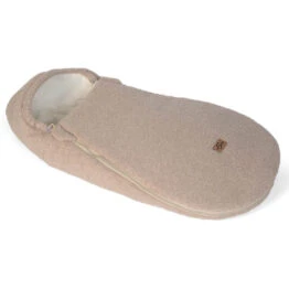 Boucle Footmuff- light beige