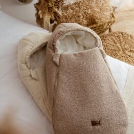 Boucle Footmuff- dark beige