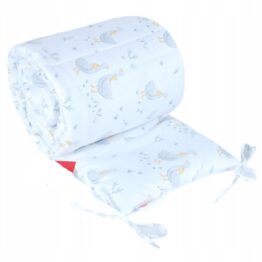 Cot bed bumper 210x30cm- geese