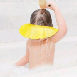 Baby bath cap- yellow